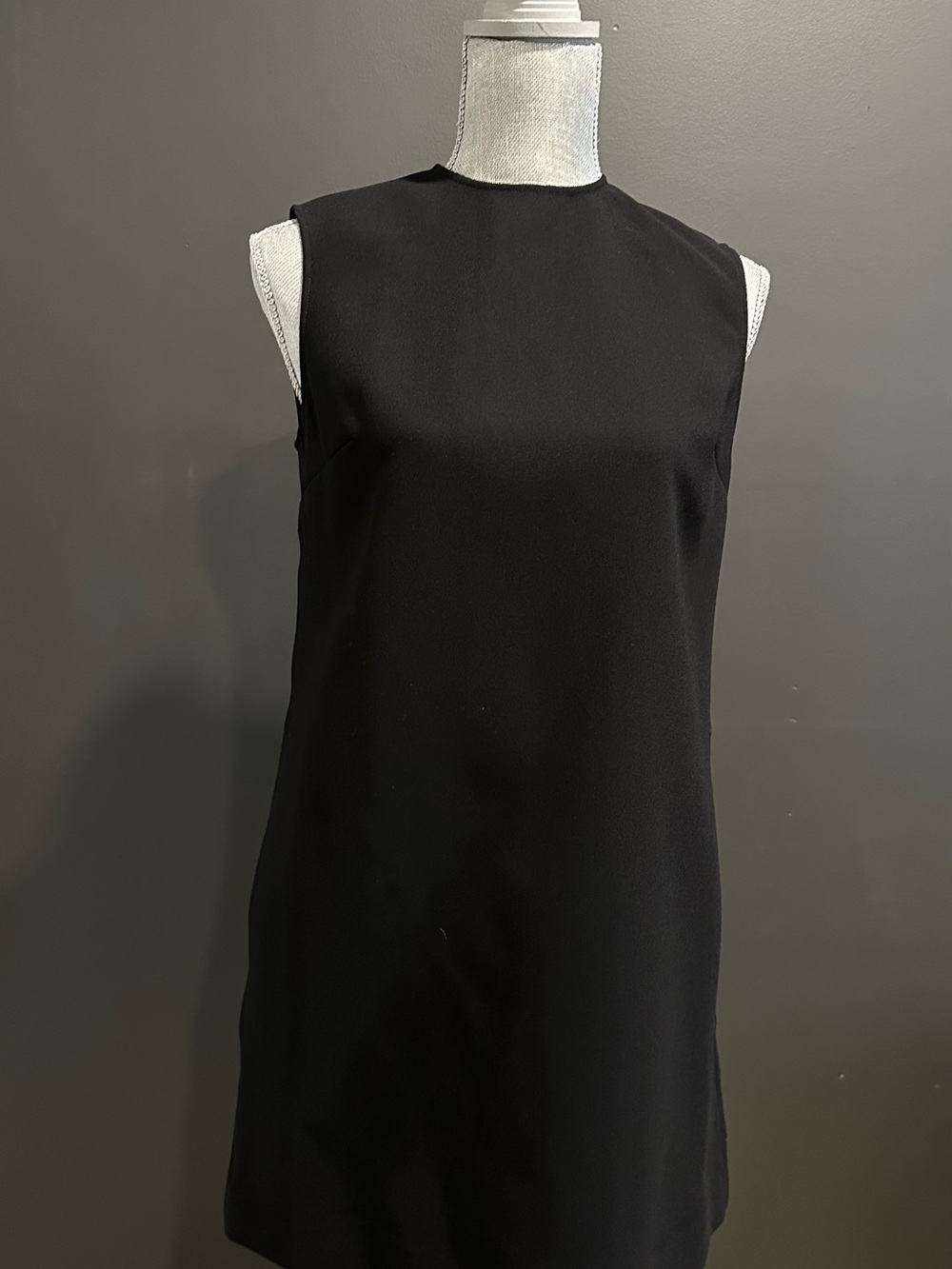 Zara Black Sleeveless Shift Mini Dress